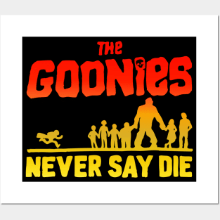 Never Say Die // The Goonies 80s FanArt Posters and Art